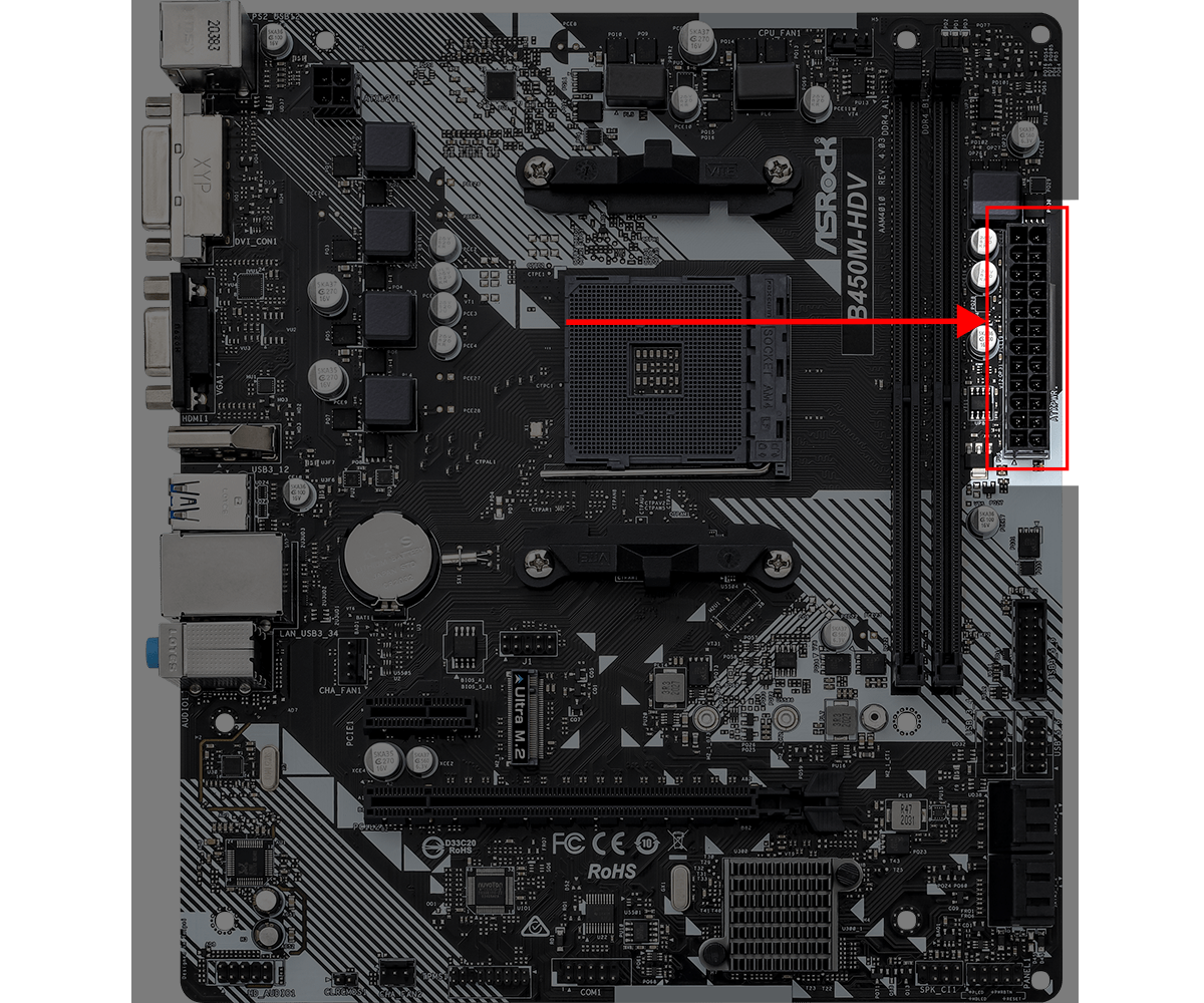 Motherboard 24-pin Connector