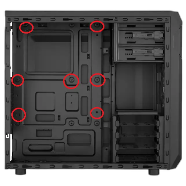 ATX Case Standoff Locations